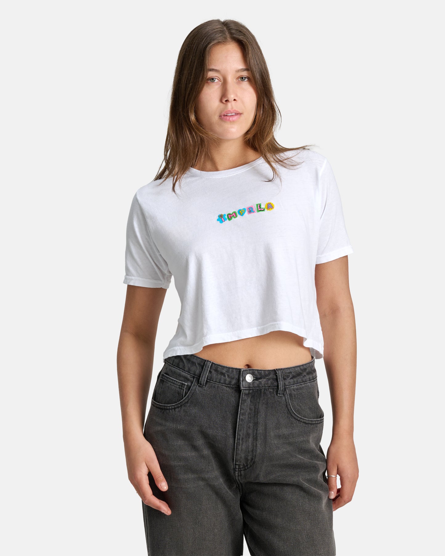 impala icon tee white front