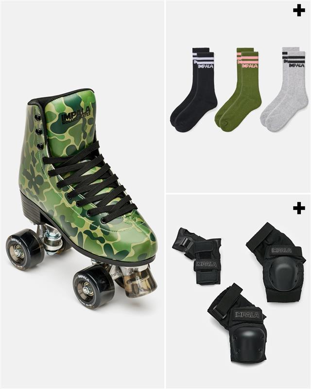 Bundle: Camo Roller Skate