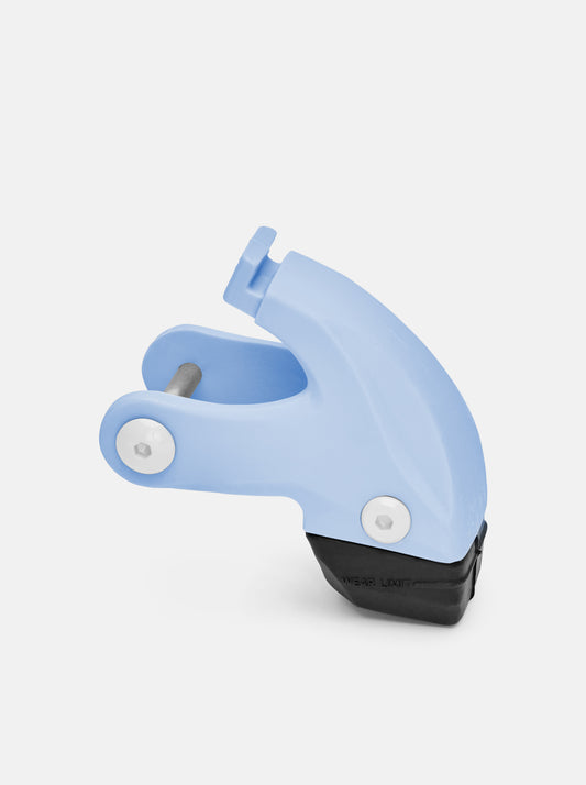 Profile view of the Impala Inline Brake - Blue Raspberry.