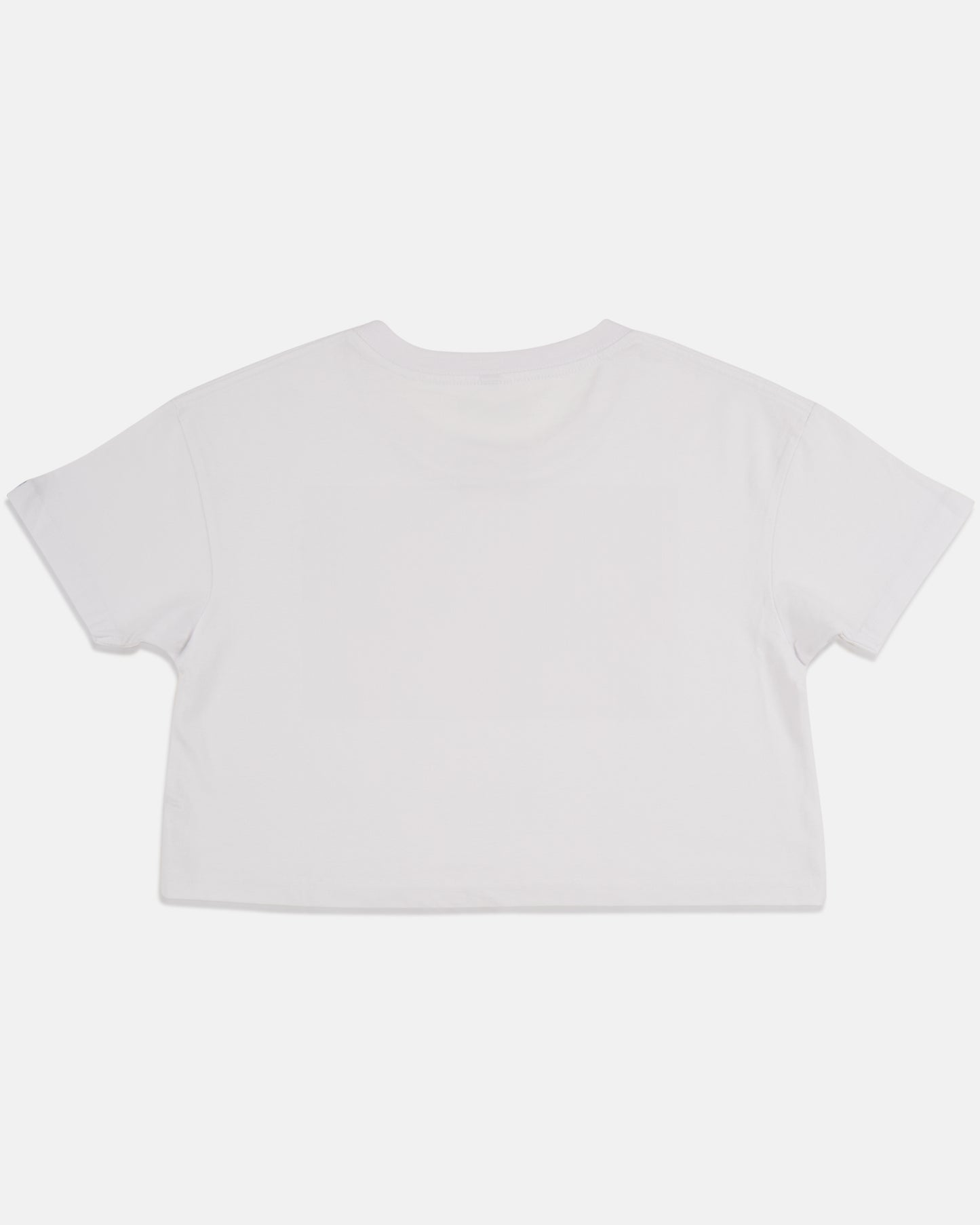 white icon tee back