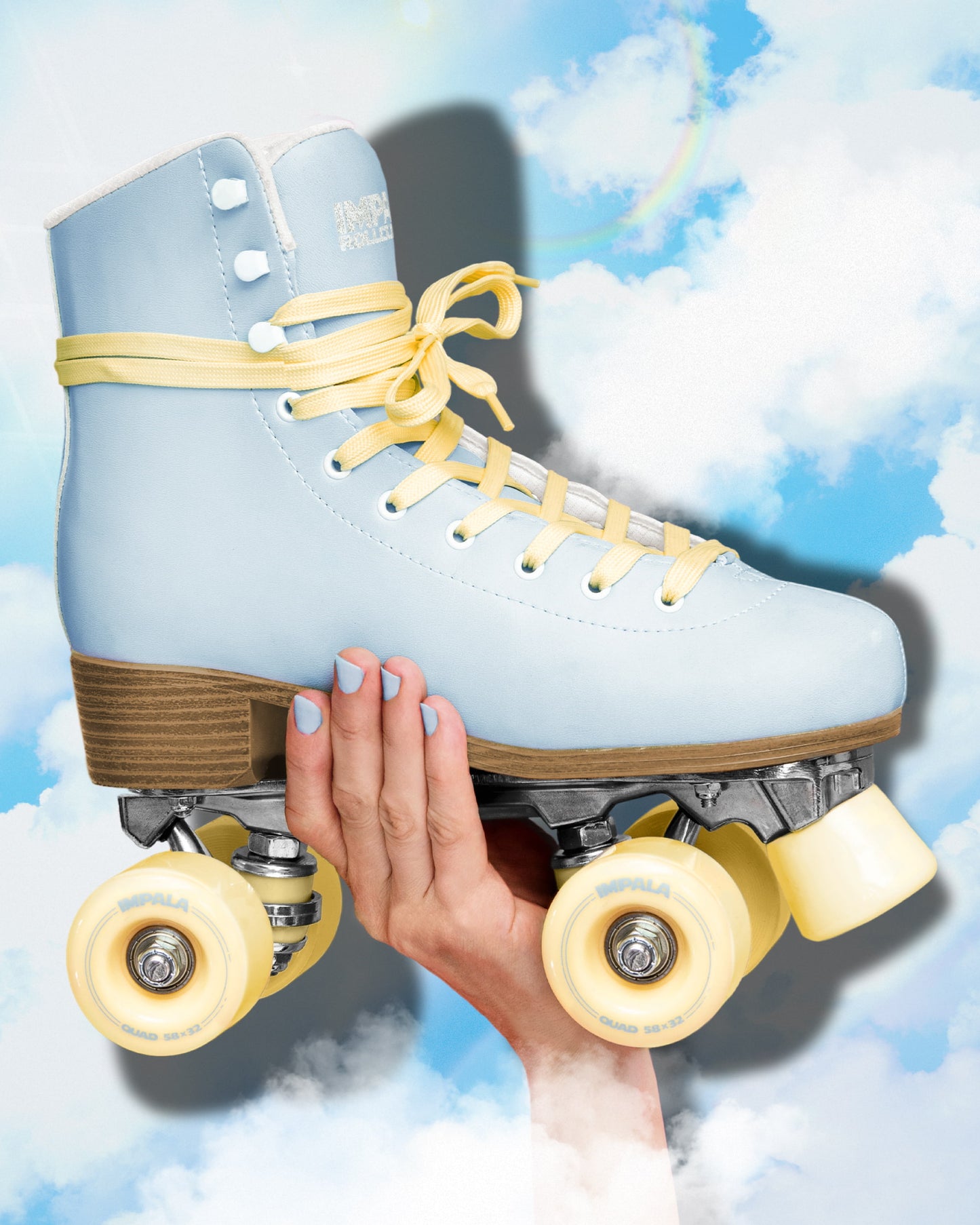 Impala Quad Skate - Sky Blue / Yellow