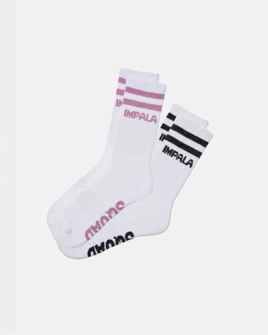 Impala Squad Sock 2pk - White