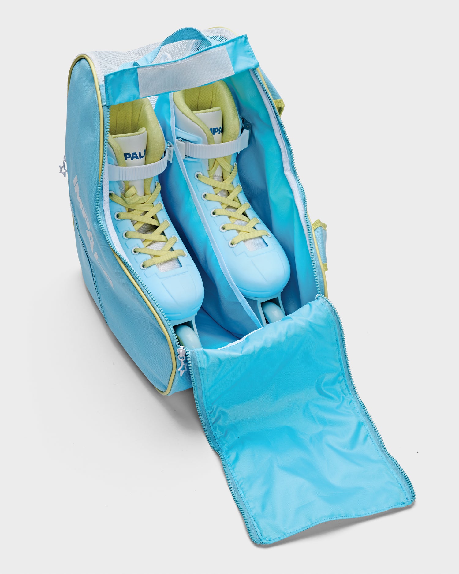 skates in Impala Skate Bag - Sky Blue/Yellow