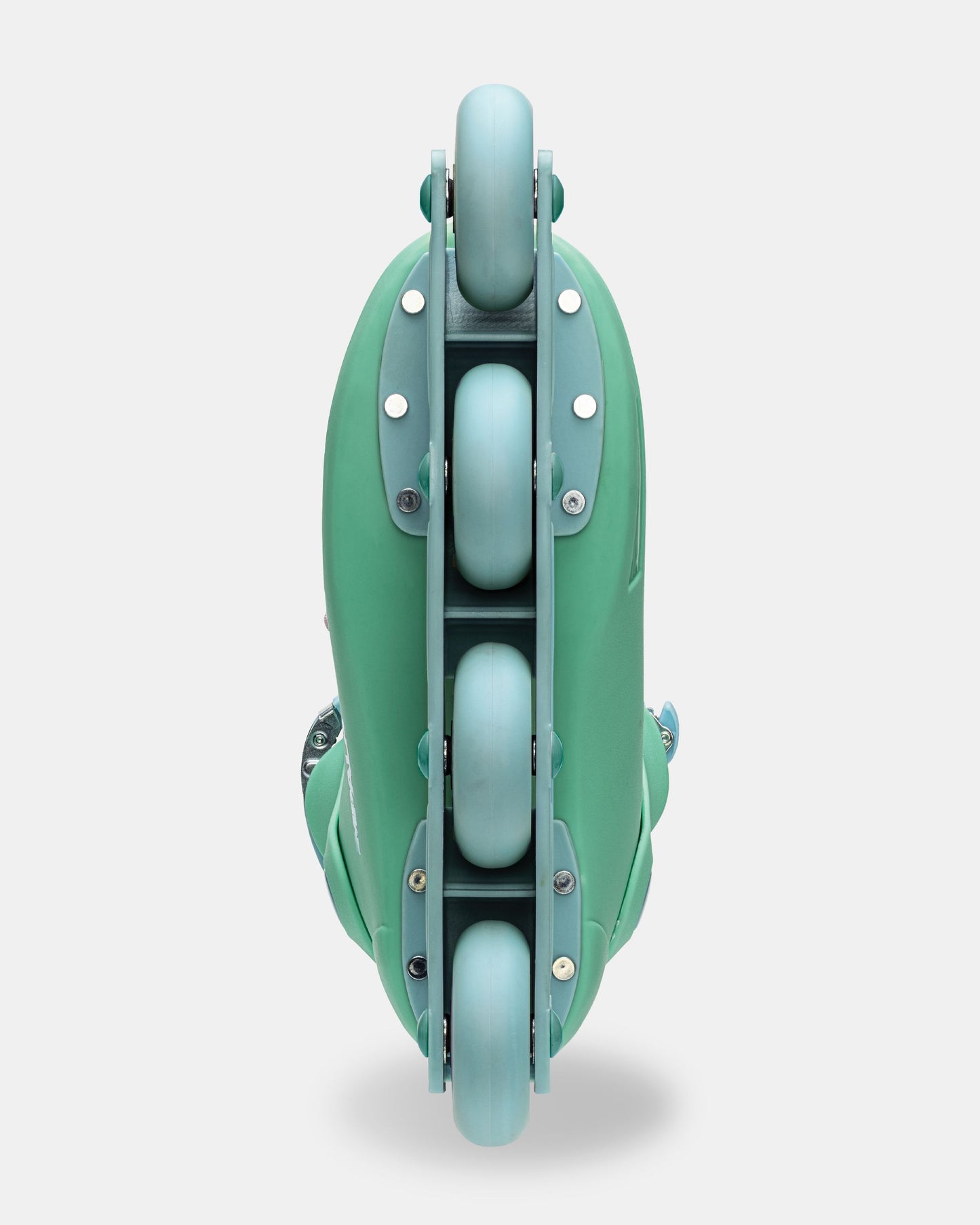 bottom view of Impala Lightspeed Inline Skate - Teal Dreams