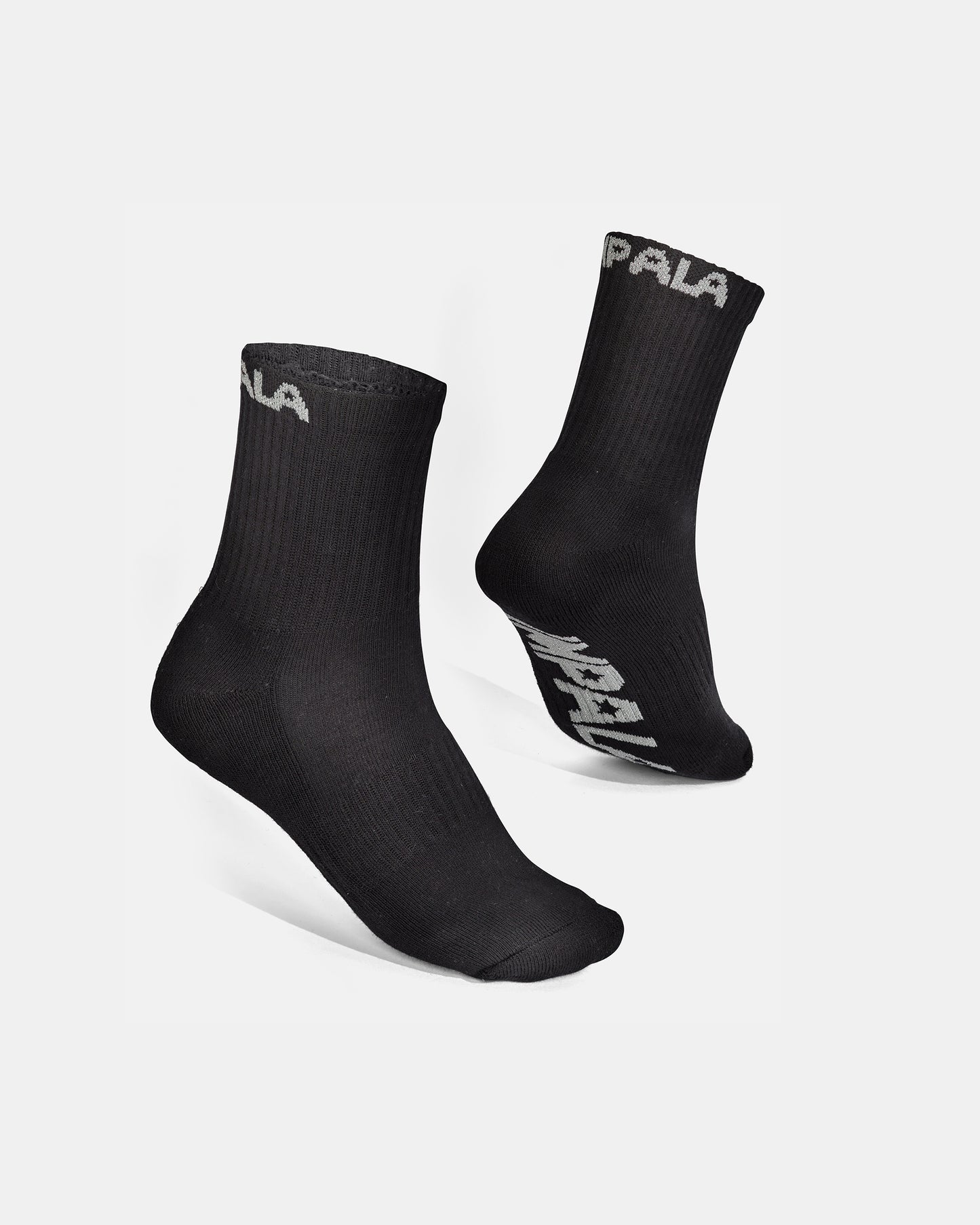 left & right Impala Everyday Sock with white logo