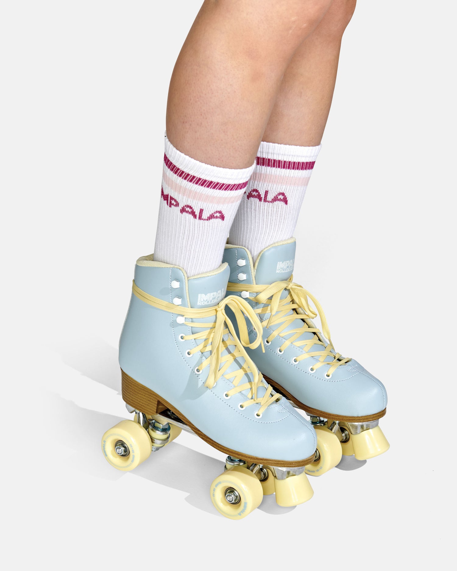 Impala Stripe Sock 3pk - Pastel with roller skate