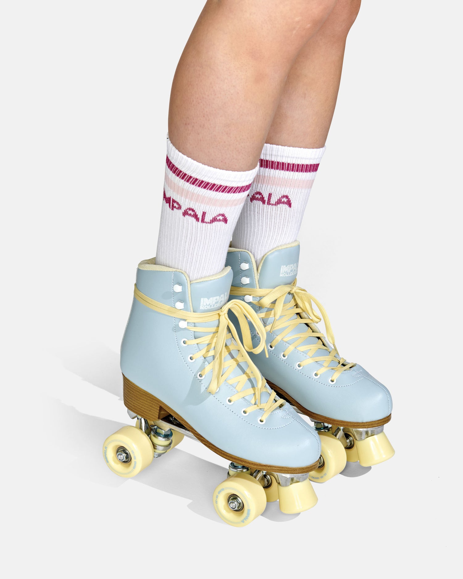 Impala Stripe Sock 3pk - Pastel with roller skate