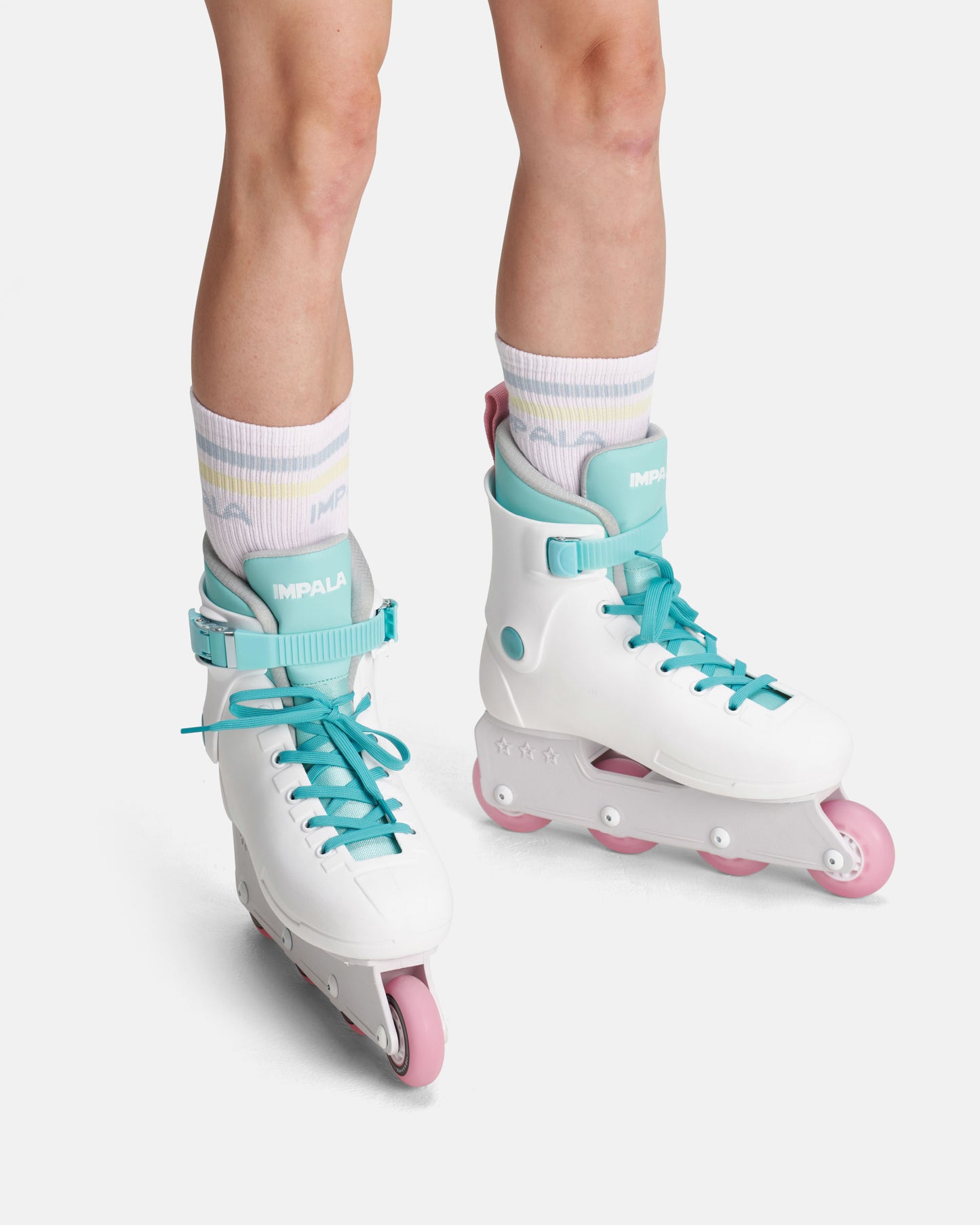 Impala Stripe Sock 3pk - Pastel with inlines