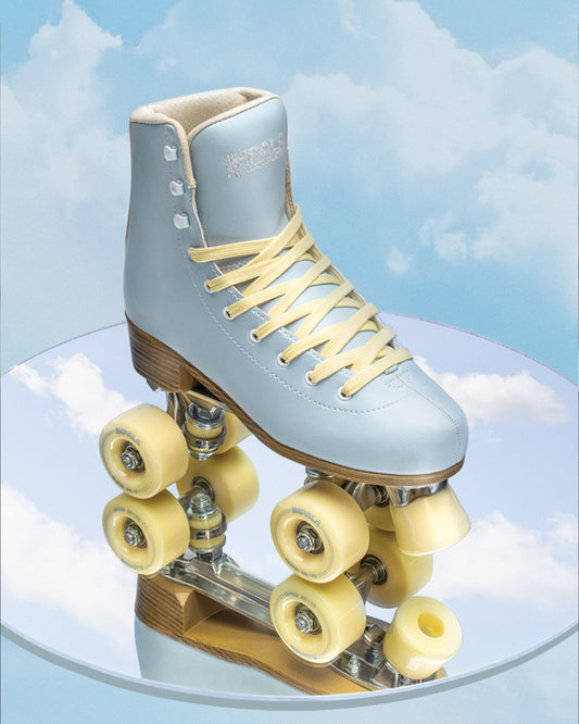 Beauty Shot of Impala Quad Skate - Sky Blue/Yellow