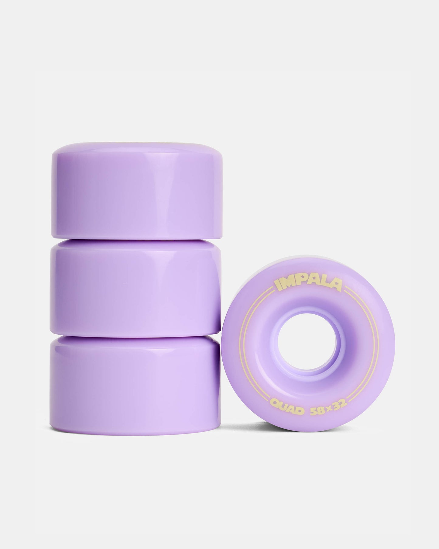 Pastel lilac purple impala roller skate wheels