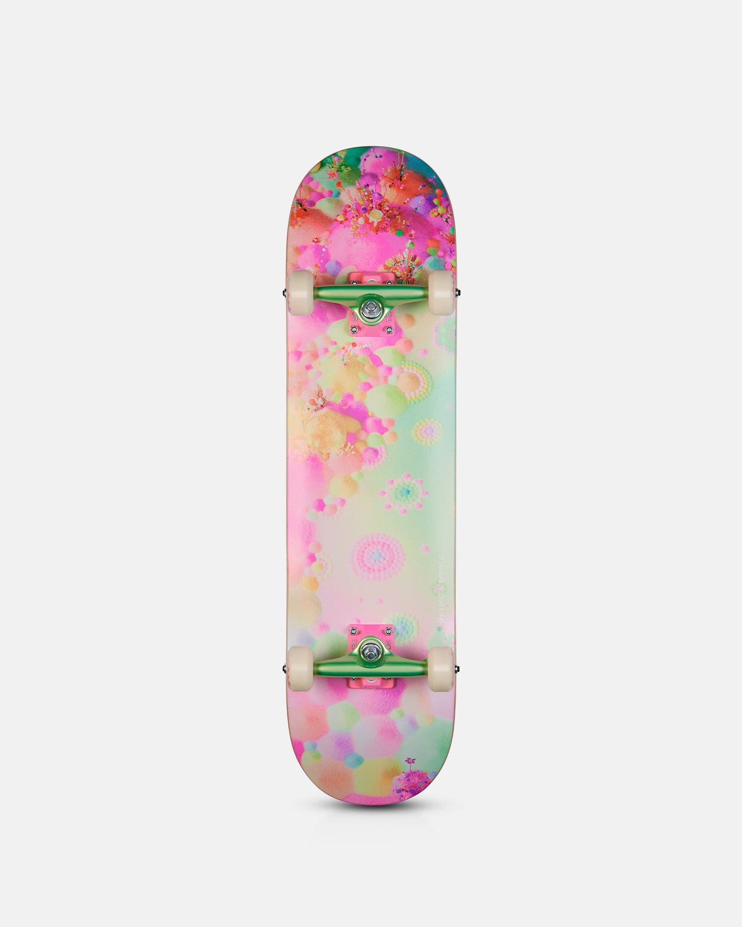 Bottom of Pip and Pop Skateboard - Sherbet Island