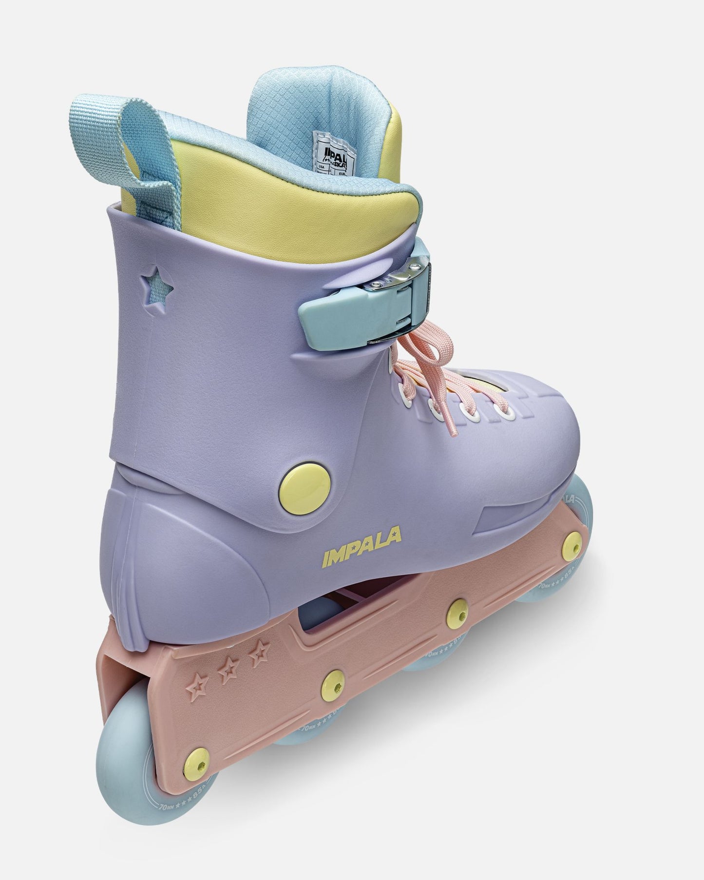 back angled of Impala Lightspeed Inline Skate - Fairy Floss