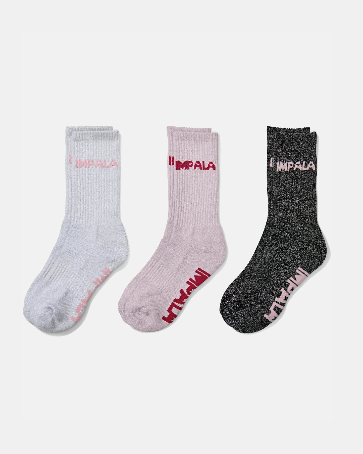 Impala Sparkle Glittery Skate Sock Pack 