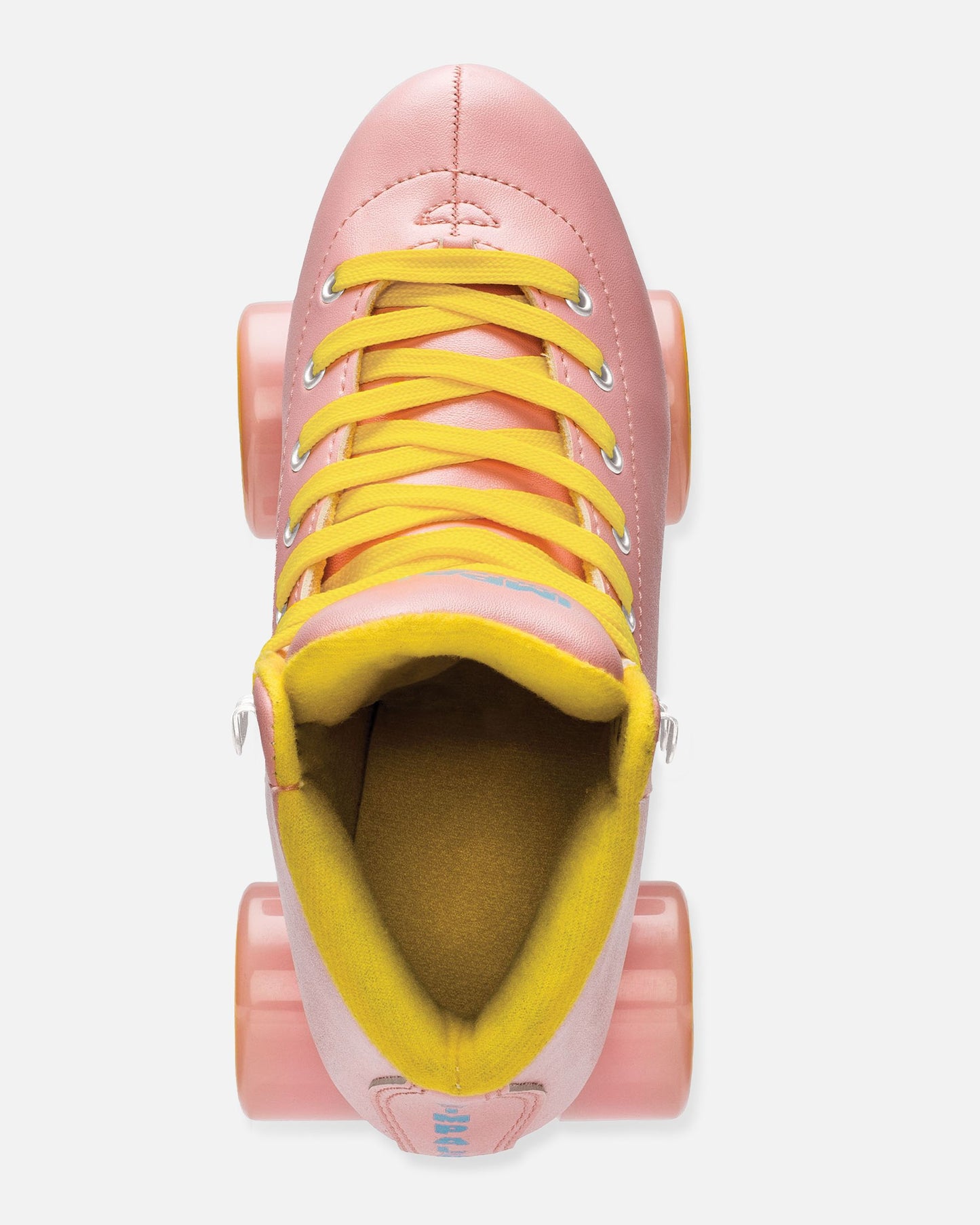 Aerial view of Impala Quad Skate - Pink/Yellow