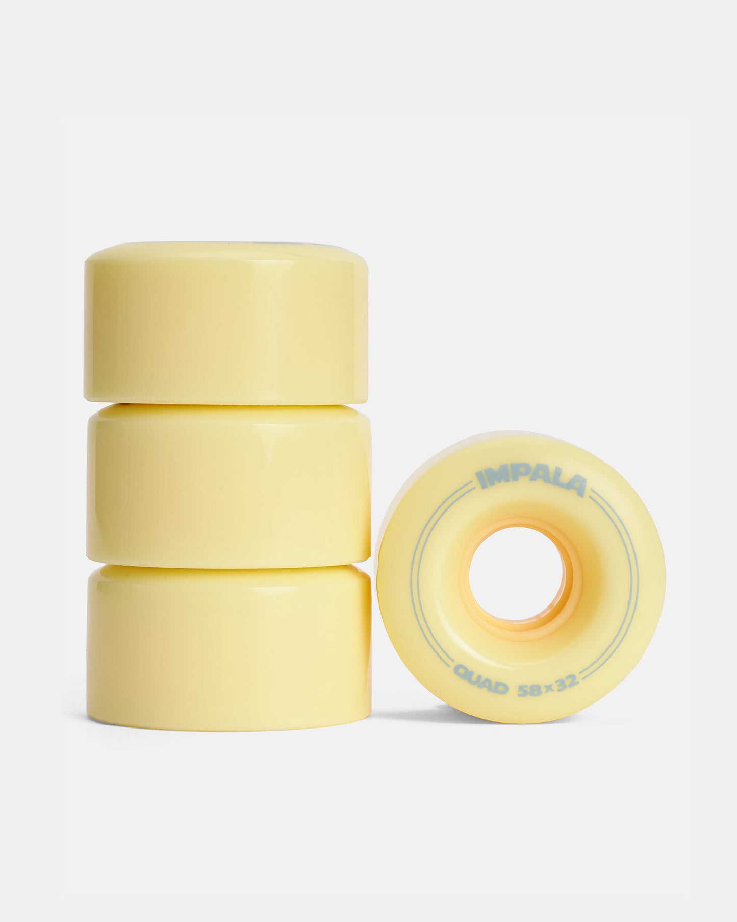 Pastel yellow impala roller skate wheels