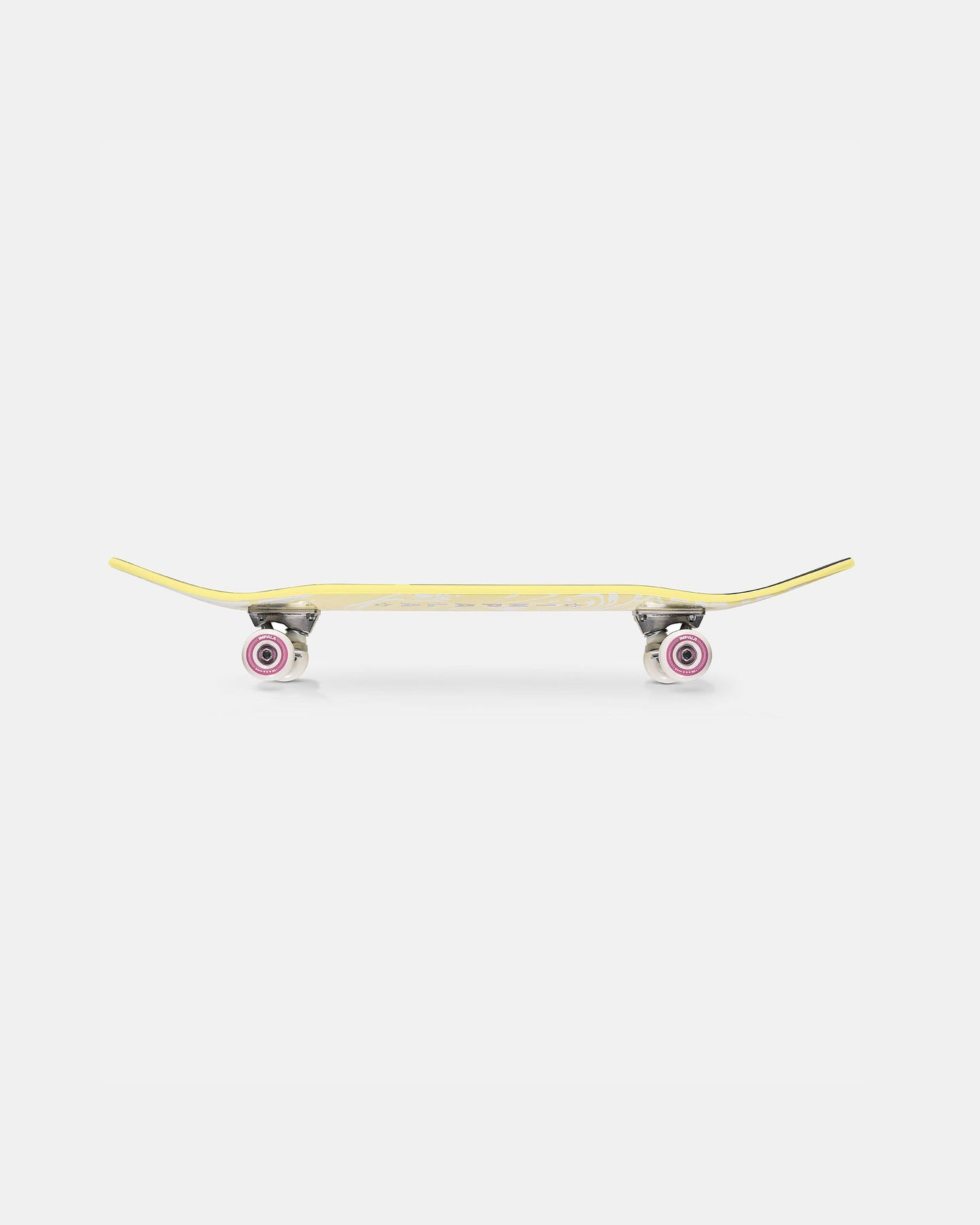 Side profile of Impala Cosmos Skateboard - Yellow