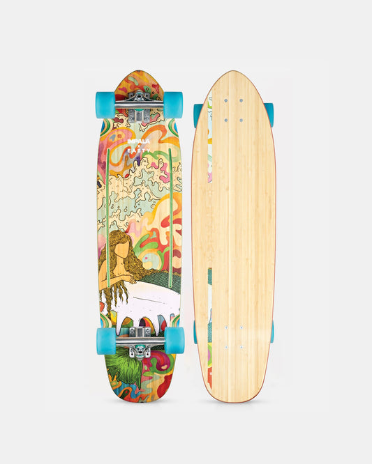 Top and bottom of Impala Sirena Longboard - Easty Beasty