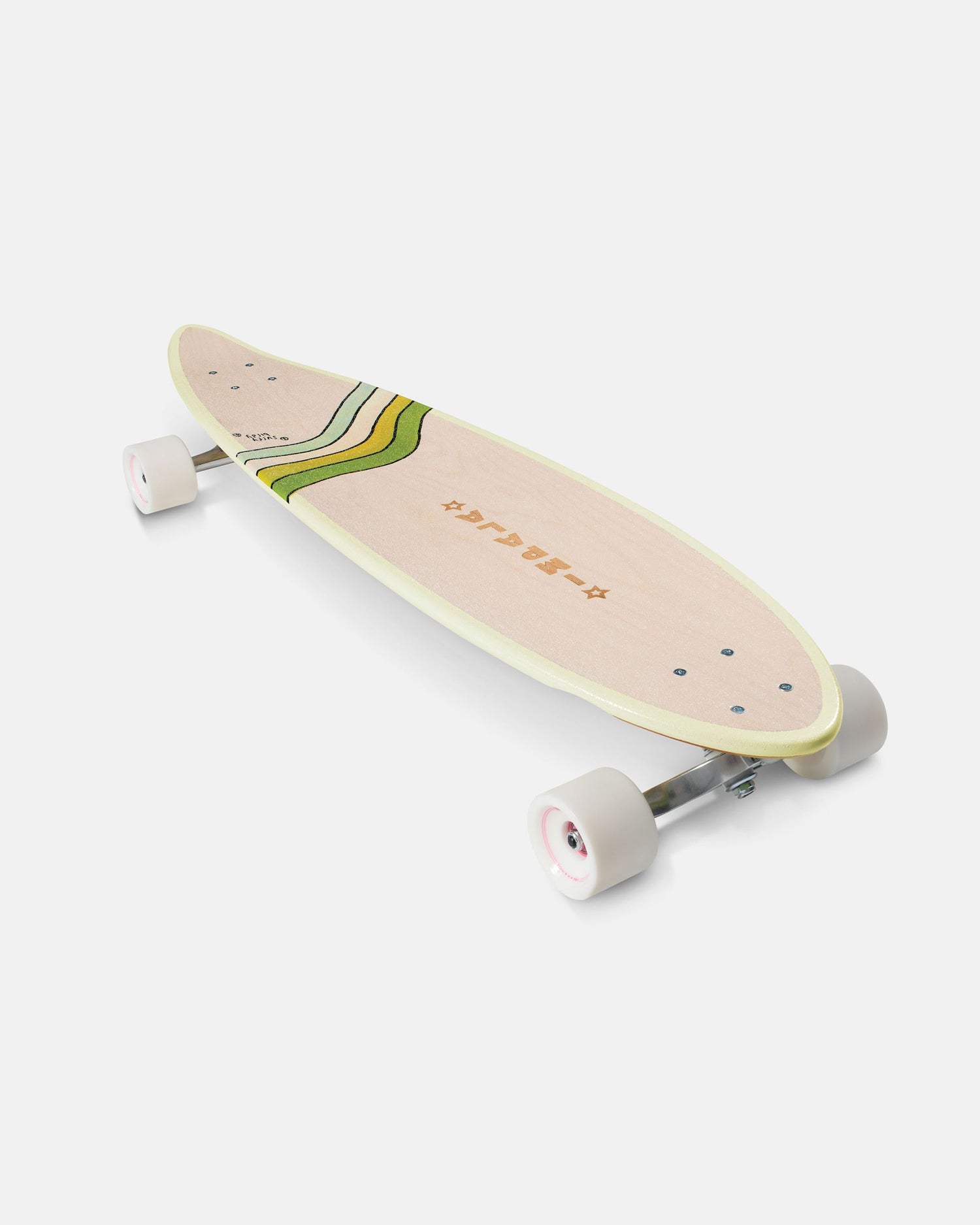 Front angle of Impala Jupiter Longboard - Birdy Floral
