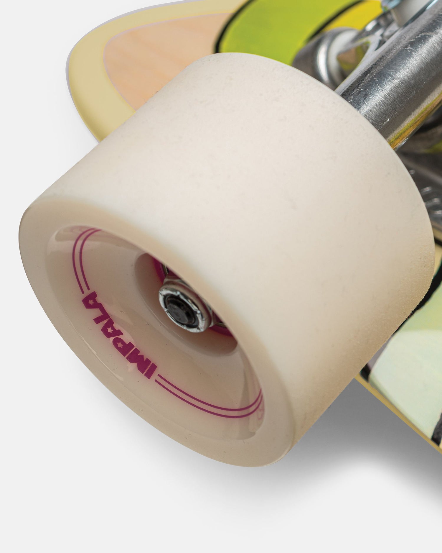 Wheel detailing of Impala Jupiter Longboard - Birdy Floral