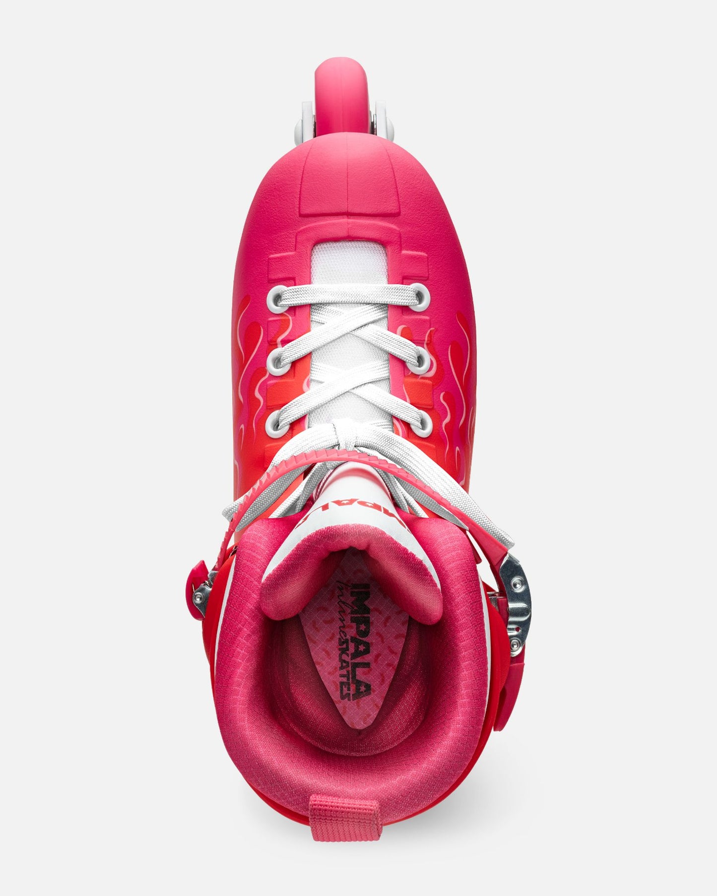 aerial view of Impala Lightspeed Inline Skate - Flames