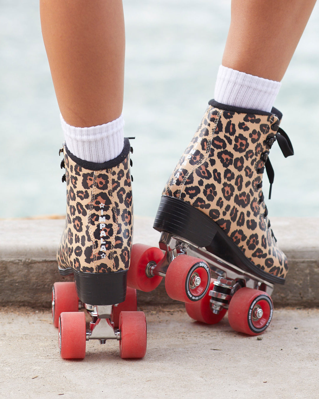 Beauty Shot of Impala Quad Skate - Leopard