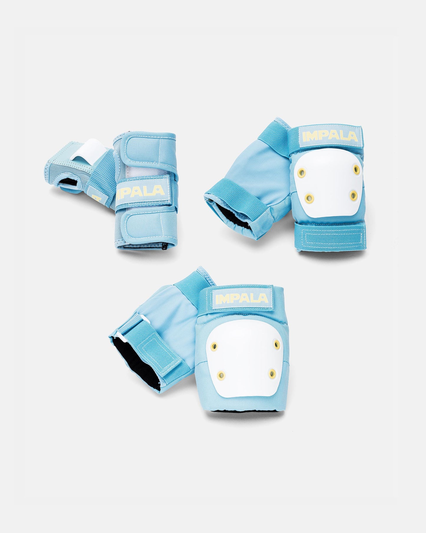 All items in the Impala Protective Set Youth - Sky Blue/Yellow