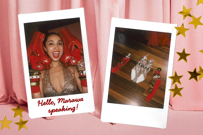 Impala BTS: Marawa Glitter High Heel Skate