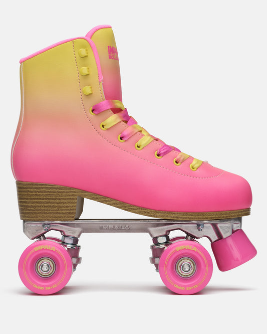 Profile view of the Impala Quad Skate - Tropicana.