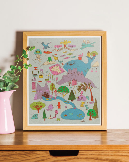 Impala Burger Babie Print - Radical Hill