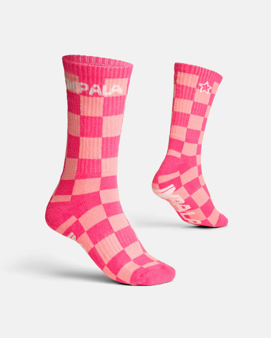 On feet Impala Skate Sock 3pk - Check. 