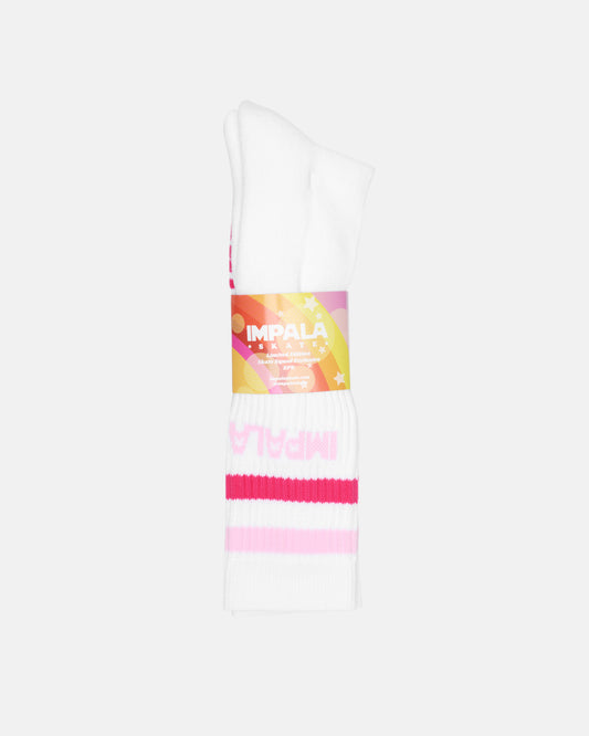 Impala High Stripe Sock 2pk - Pastel