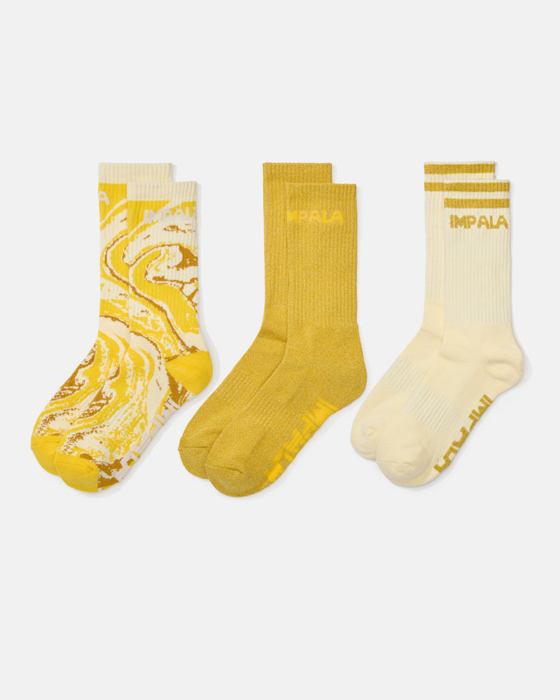 MARAWA GOLD SOCK 3-PK