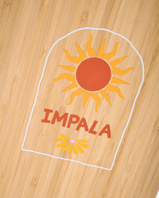 Detailed shot of the Impala Muse Dancing Longboard - Soleil.