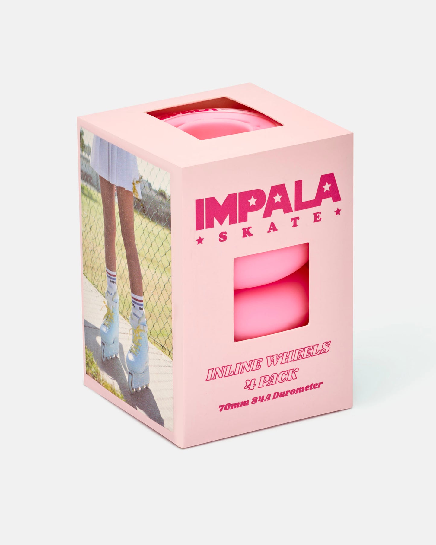 Impala Inline Wheel 4pk - Bubblegum Pink