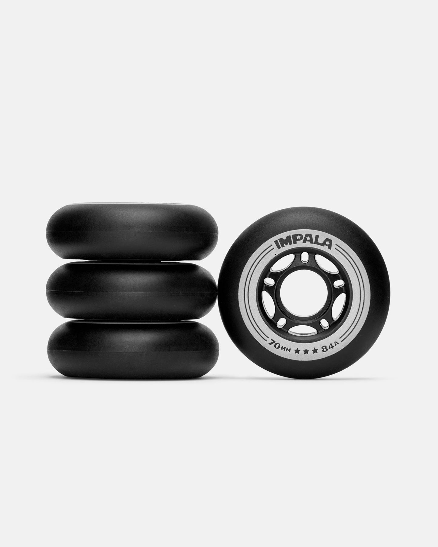 Impala Inline Wheel 4pk - Black