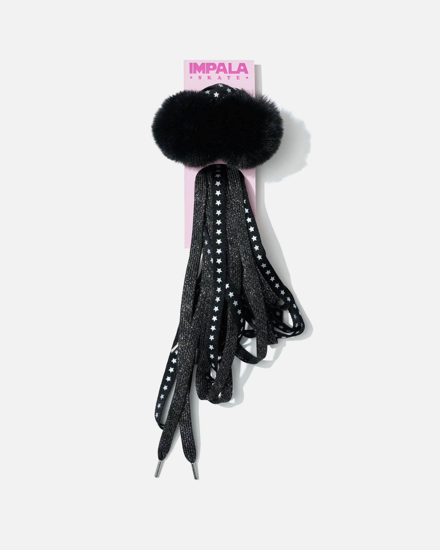 Impala Lace Pom Pack - Black