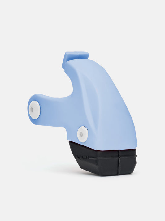 Front angled view of the Impala Inline Brake - Blue Raspberry. 