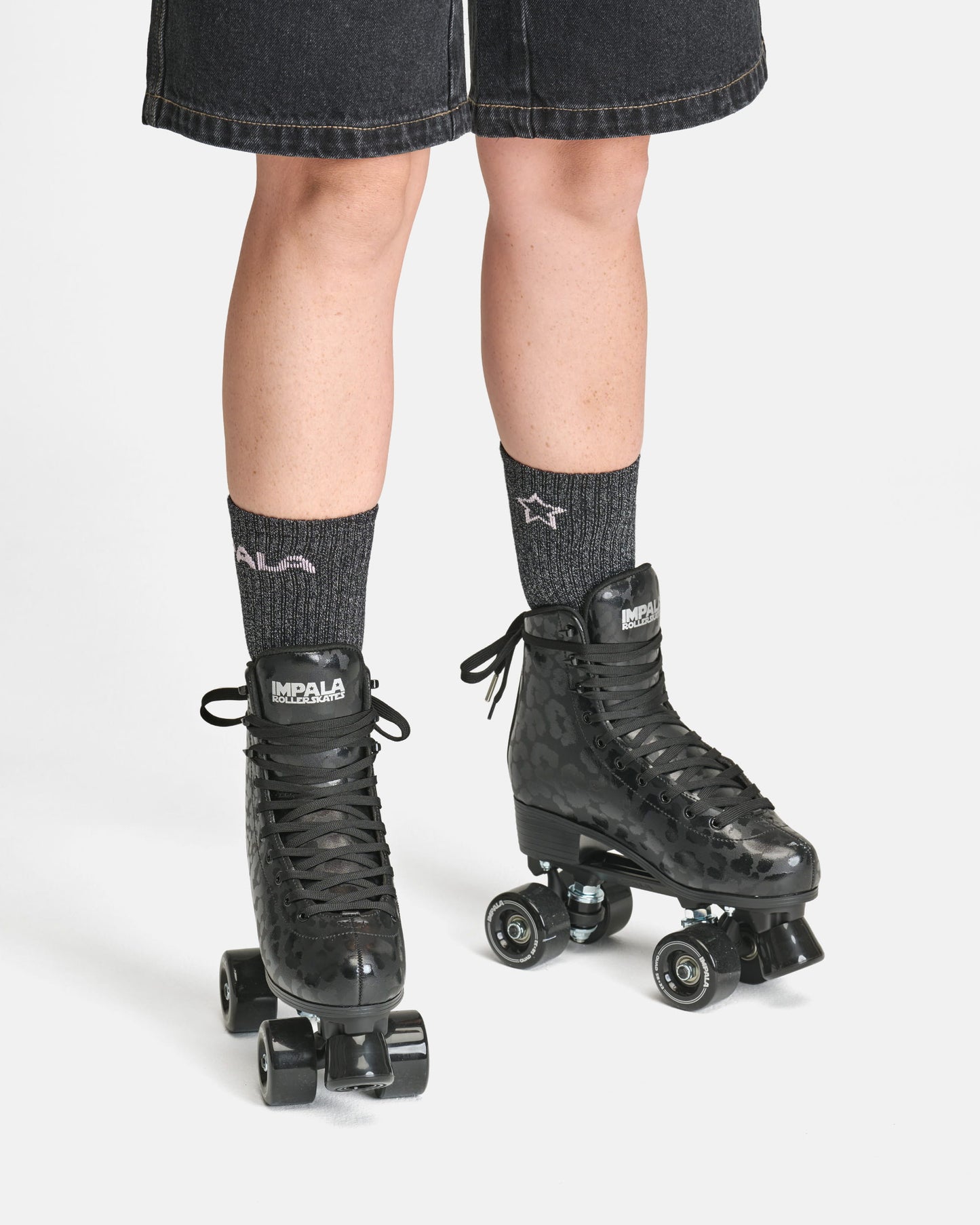 Impala Quad Skate - Black Leopard