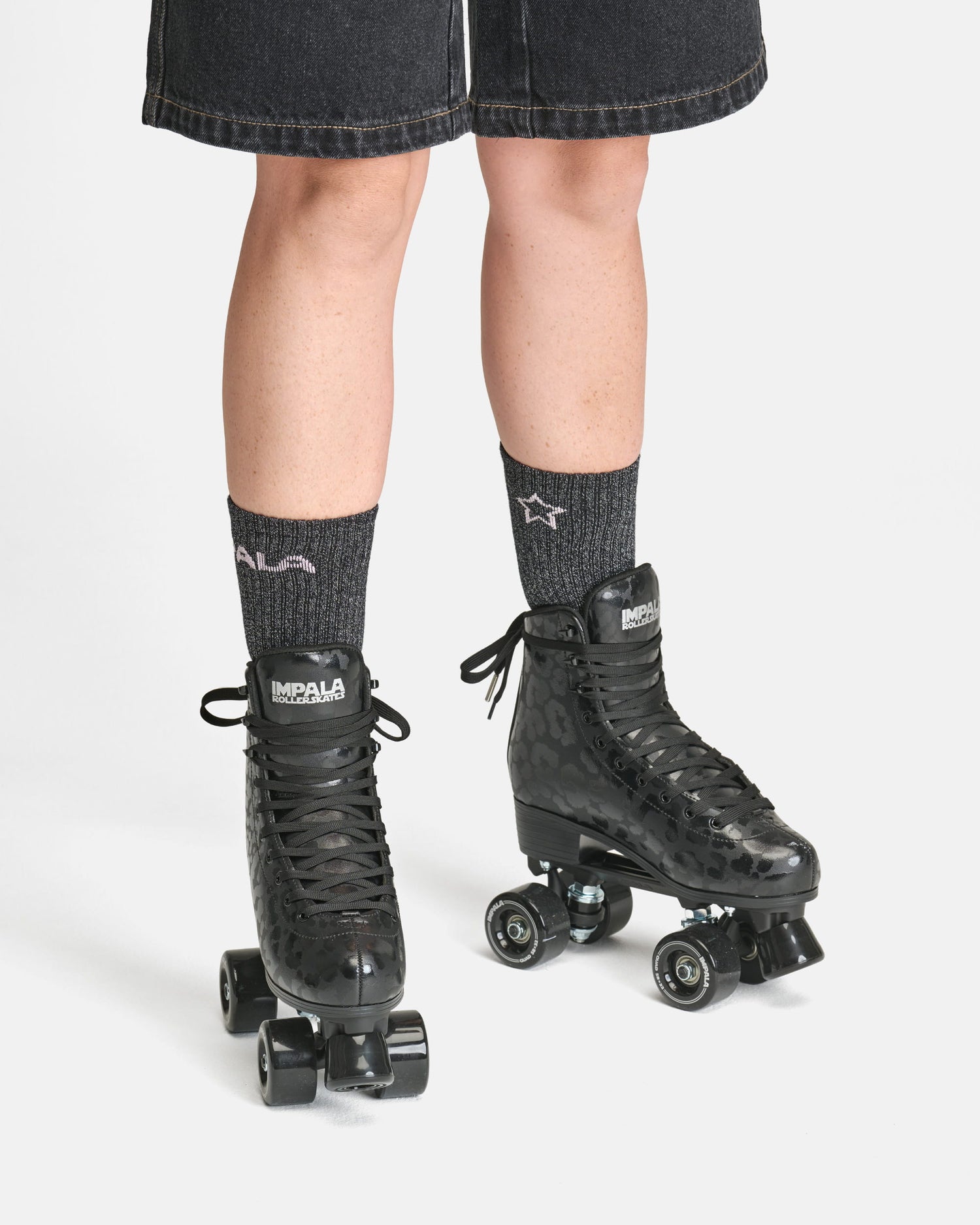 Impala Quad Skate - Black Leopard