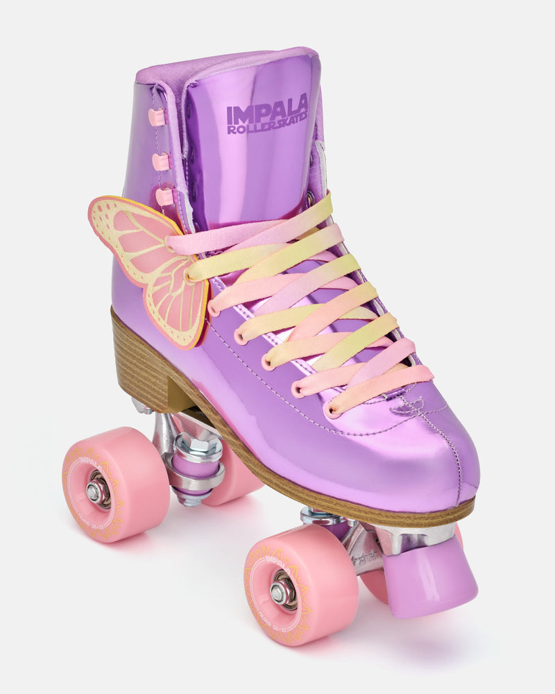 LAVENDER FLUTTER QUAD SKATE