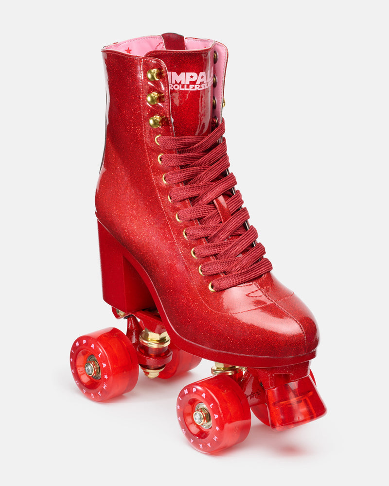 RED HIGH HEEL SKATE