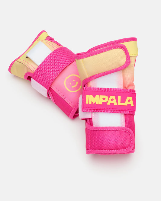 Wrist guards in the Impala Protective Set - Tropicana. 