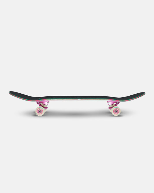 Profile view of the Impala Naiad Skateboard - Wen/Rose. 