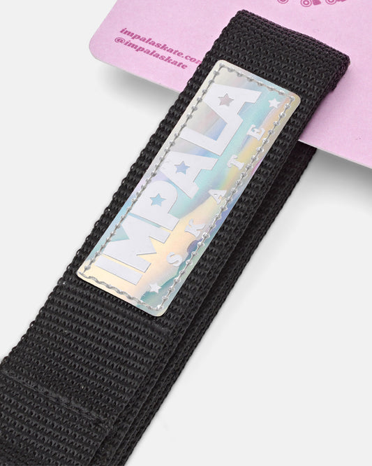 Close up shot of the Impala Skate Strap - Black. 