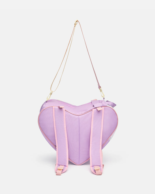 Back view of the Impala Skate Bag - Lavender. 