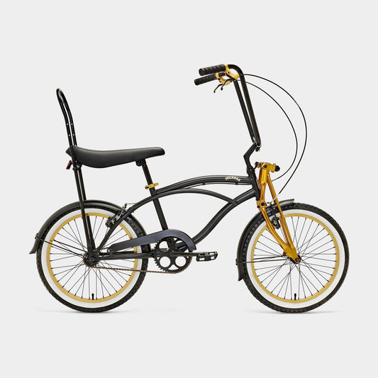 Side profile of the Milkbar Bikes Sugar High 20" - Black Licorice