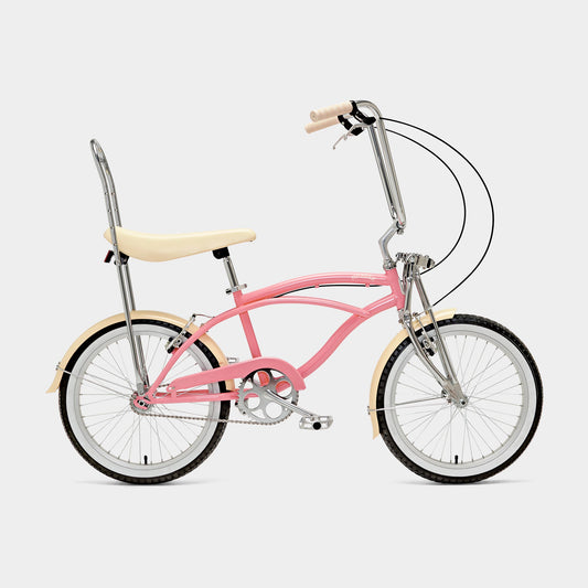 Side profile of the Milkbar Bikes Sugar High 20" - Pink Lemonade