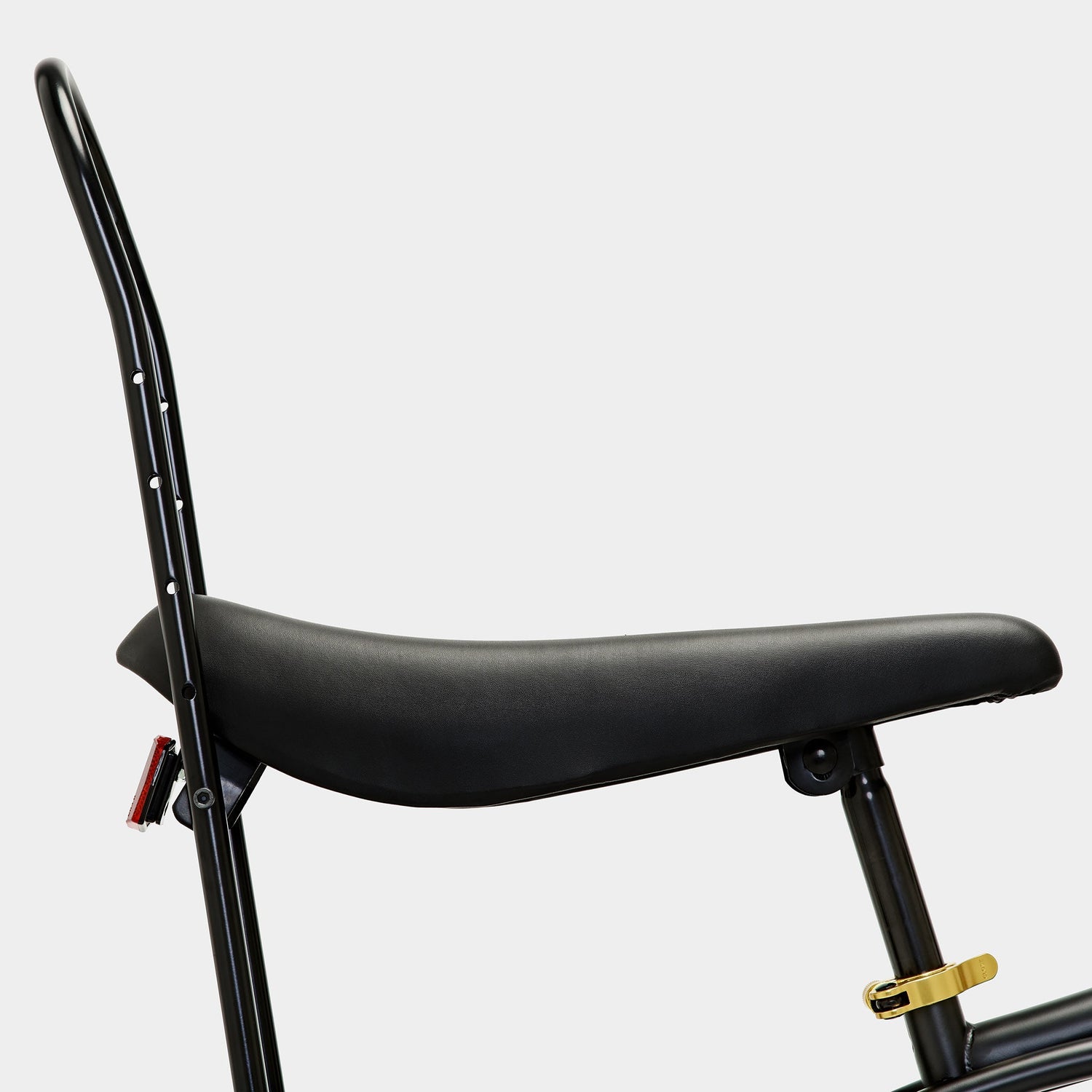 The seat for the Milkbar Bikes Sugar High 20" - Black Licorice