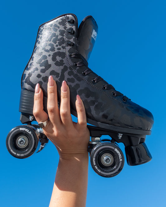 Impala Quad Skate - Black Leopard