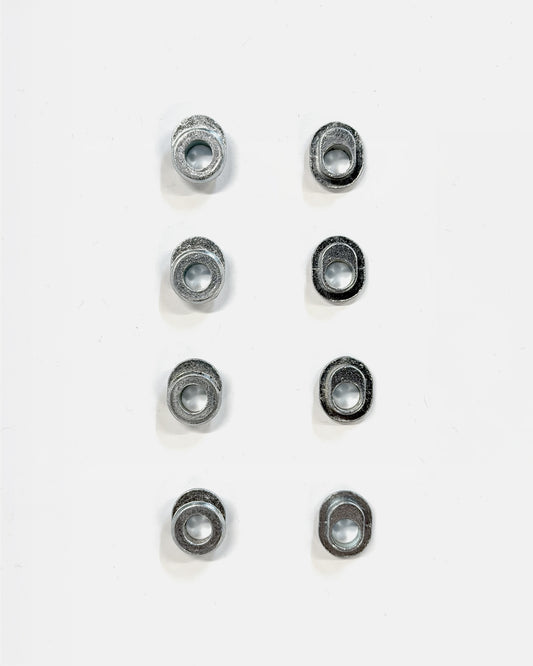 Areial view of the Impala Inline Rocker Frame Spacers 8pk. 
